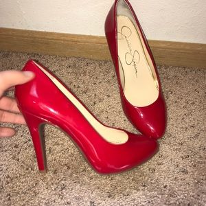 Jessica Simpson Red Pumps